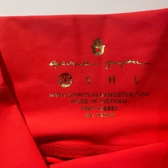 Spiritual Gangster Rainbow Stripe Compressive High Waist 7/8 Legging Size XS - Picture 6 of 8